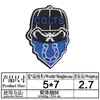Yaxiu Nuevo Parche Bordado NFL Parche de Tela Deportiva Máscara de Fútbol Americano Parche Bordado para Ropa Bolsa Parche Parche