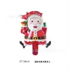 Globo navideño de dibujos animados de Papá Noel, muñeco de nieve, alce, árbol de Navidad, decoración para centro comercial, globo de película de aluminio, venta al por mayor
