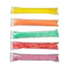 Bolsas desechables de PP de grado alimenticio para cubitos de hielo para hacer paletas caseras, con un diseño sellado y a prueba de fugas, adecuadas para uso doméstico como empaque para paletas.