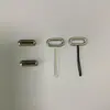 Adecuado para funda de teléfono móvil Iphone17, accesorios de hardware para cordón, cordón cruzado, hebilla de ajuste, fundición a presión de aleación de zinc