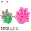 Molde de Silicona Hoja Flor Margarita Doblez Azúcar Chocolate Accesorios Decoración de Pastel Gotas Pegamento Arcilla Molde de Cerámica Suave