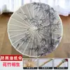 Guarda-chuva de papel oleado para proteção contra chuva e sol, adereço de foto estilo antigo Hanfu, guarda-chuva de adereço para desfile de moda, guarda-chuva decorativo de exibição de papel oleado de tungue