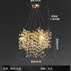 Lustre de Cristal de Luxo Designer Sala de Estar Luz Principal Personalidade Criativa Lâmpada de Galho Sala de Jantar Quarto Iluminação Zhongshan Alumínio