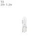 Luz Indicadora Yan-T5 Luz de Instrumentos para Coche T10 Bombilla de Luz de Freno T13 Filamento Único/Doble Ámbar Bombilla de Enchufe 3157 Luz Roja T20