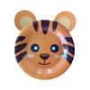 Amazon Transfronterizo Nueva Forma de Cabeza de Animal Dibujos Animados Plato de Cena Suministros para Fiesta de Cumpleaños Infantil Charola de Papel con Forma