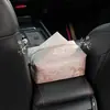 Blue Rain Estilo Chino Nuevo Caja de Pañuelos para Coche Creativa Sensación de Alta Gama Caja del Reposabrazos del Coche Caja de Pañuelos Deslizante Interior del Coche Bolsa de Pañuelos para Respaldo del Asiento
