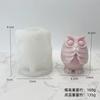 Molde de búho de nuevo estilo decoración de animal doméstico jabón hecho a mano vela de aromaterapia molde de silicona