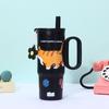 Taza Gigante de Hielo de Aspecto Premium para Mantener Frío para Estudiantes, Termo Portátil para Té Aromático al Aire Libre, Taza de Agua Doble para Acompañar