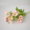 Simulación Rama Larga Margarita Pequeña Crisantemo Pequeño Manzanilla Decoración Sala de Estar Flor Falsa Decoración Crisantemo Holandés Decoración Flor de Seda