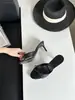 Las Nuevas Sandalias de Verano con Lazo Son Simples, Elegantes y Versátiles con Puntas Cuadradas y Tacones Finos