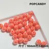 Cuentas Redondas Pequeñas Chapadas 10 mm Cuentas para DIY Accesorios Brillantes Hechos a Mano Material de Cuentas Aretes Pulsera Collar Joyería