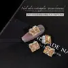 Zircón Brillante de Champagne Montón Diamante Joyería para Uñas Artísticas Azúcar Rocoso Maillard Huevo de Paloma Cuadrado Redondo Bola de Diamante Joyería para Uñas Artísticas