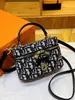 Suministro transfronterizo: Bolso de mano jacquard clásico oblicuo, bolso de hombro cruzado de moda para mujer