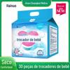 Almofada de Fralda Descartável Impermeável Respirável Hay's Hainuo Bei Shiwei para Bebê Recém-Nascido