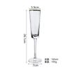 Taça de Vinho Tinto Triângulo Martelado Jinbaijia Taça de Champanhe Criativa Feita à Mão Cristal Casamento Mesa Lar Copo de Água