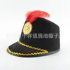 Logo de Pluma Transfronterizo Soldado Europeo Español Caballero Sombrero Oficial Largo Sombrero de Fiesta Celebración de Actuación Prom Retro