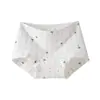 Roupa Íntima de Algodão Puro de Ângulo Plano para Mulheres, Antibacteriana, Fundo 100% Algodão, Novo Boxer Feminino Sem Costura que Modela o Quadril