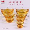 Adornos de lingote de oro de cristal de cornucopia, accesorios para el hogar, decoración de escritorio para sala de estar, adornos de estilo chino Feng Shui