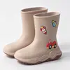 Dopamina Estilo Multi-Desenho Em Estoque Meio da Panturrilha Crianças Grandes Crianças do Ensino Fundamental Galochas Botas de Água Antiderrapante Leve Dropshipping