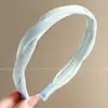 Estilo Coreano Verão Faixa de Cabeça Alta Caveira para Lavar o Rosto Feminina Estilo Luxo Leve de Alta Qualidade com Dentes Faixa de Cabelo Prendedor de Cabelo Fofo de Esponja