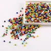 4mm Alta Calidad Colorido Cerámica Sólida Colorido Millet Cuentas DIY Pulsera de Cuentas Hecha a Mano Collar Material para Joyería Accesorios