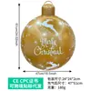 Decoraciones de Ambiente para Fiesta Navideña de Amazon Colgante Decorativo para Puerta de Patio de Centro Comercial Bola Navideña Inflable de PVC Ecológico