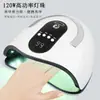 Lámpara de uñas de alta potencia 42 bombillas secador de uñas con inducción inteligente lámpara de fototerapia para uñas 120W