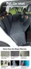 Alfombrilla para Mascotas de Coche, Alfombrilla Impermeable y Resistente a las Manchas para Asiento Trasero para Gatos, Perros y Otras Mascotas