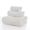 Juego de Tres Piezas de Toalla Rayada Gruesa de Algodón Puro para Uso Doméstico, Juego de Toalla de Baño y Toalla Facial Absorbente y Suave al por Mayor