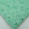 Tela de Bordado de Malla Semiredonda Tela Bordada para Falda Larga Decorativa de Vestido Estilo Europeo