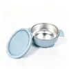 Set de alimentación para bebés y niños pequeños de silicona de grado alimenticio, que incluye un plato a prueba de derrames y vajilla para bebés.
