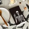 Jit Dropshipping Temu Popular Toalla de Halloween Calavera Cocina Absorbente Paño de Cocina Mesa de Comedor Mesa de Comedor Toalla Festiva