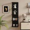 Estante de Pared, Estante para Colgar en Pared sin Taladro para Cocina, Sala de Estar, Dormitorio, Dormitorio Universitario, Estante Recto, Librero, Almacenamiento