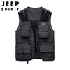 Calças Jeep Spirit Fotografia Pesca Viagem Lazer Tático Bolso com Aba Grande Recorte Colete Masculino 9322