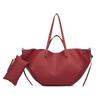 Bolso de Hombro con Alas de Pollo Francés Bolso Tote Nuevo Piel de Vaca Cy me Portátil Gran Capacidad Bolso de Compras Bolso de Cuero Genuino para Mujer