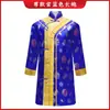 Ropa de Funeral para Mujeres, Bata de Algodón con Solapa Parcial, Bata Larga Estilo Tang, Ropa para Personas Mayores Fallecidas, Abrigo Celebratorio, Suministros Funerarios, Ropa de Abrigo, Atuendo Funerario
