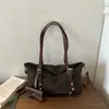 Bolsa Retro Esmerilada Simple para Mujer 2026 Nuevo Versátil para el Trabajo Bolso Cruzado de Hombro Único a la Moda Bolso Baguette