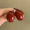Brincos Ankora Rede Gota de Óleo Agulha de Prata Moda Simples Personalidade Versátil Brincos de Luxo Leve de Alta Qualidade para Mulheres