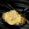 Wwoor Grip Love 8879 Reloj de Cuarzo para Hombre con Correa de Acero Correa de Acero Seis Manecillas Multifunción Resistente al Agua Fabricante de Relojes