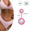 Novo estilo doce cool de garota popular anel de umbigo em aço inoxidável 316L cravejado de zircônia flash decoração de cordão umbilical atacado de fábrica comércio exterior