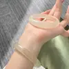 Suministro directo de fábrica pulsera de ojo de gato de alto sentido pulsera blanca luz de luna azul hielo champán pulsera de cristal joyería