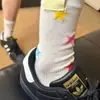 Calcetines coloridos para niñas, calcetines de media pantorrilla, estilo fino de verano, dopamina, lindos, de malla, transpirables, tendencia ins, calcetines largos de algodón puro, verano