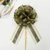 Gasa de nieve nueva de gran tamaño 70# con patrón de suelo de flores de bola tridimensional flor de mano decoración de embalaje de regalo navideño