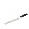 Espátula curva para pastel directo de fábrica cuchillo para mantequilla espátula curva de acero inoxidable cuchillo kiss utensilio para hornear