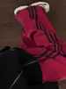 Pantalones deportivos para mujer de rayas rojas, nuevo otoño 2026 estilo americano, pantalones rectos anchos casuales holgados para personas menudas
