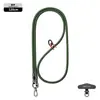 Lanyard Popular para Teléfono Móvil de Muñeca 6mm Fuerte para Colgar en el Cuello Cruzado Ajustable Exterior Montañismo Cuerda Trenzada Anti-Pérdida Color Pistola
