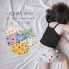 N011 Atacado de Roupa Íntima Infantil Apenas Uma Roupa Íntima Infantil da Moda Ilustração Fresca de Primavera Roupa Íntima de Algodão de Quatro Cantos para Meninos e Meninas
