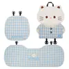Almofada de assento de carro personalizada pelo fabricante para o verão, design fofo de gato, tapete antiderrapante para assento de carro, capa de assento de carro de desenho animado criativa