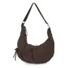Bolsa de Ombro Xadrez Moda Estilo Coreano 2026 Novo Modelo Grande Capacidade Retro para o Dia a Dia Transversal Bolsa Pequena Estilosa de Nicho