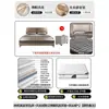 Cama Minimalista Italiana Oreja de Elefante Piel Genuina Moderna Simple 1.8m Doble Recámara Principal Cama Grande Tapicería Suave Almacenamiento Cama Silenciosa